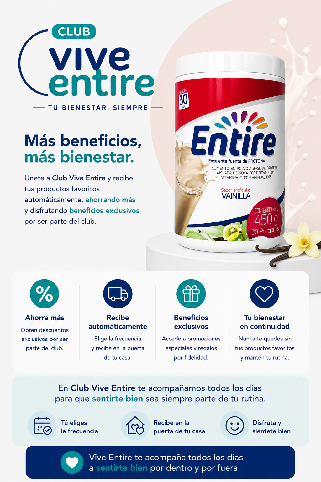 Club Vive Entire Clasic Entire Clásico nutrición en polvo