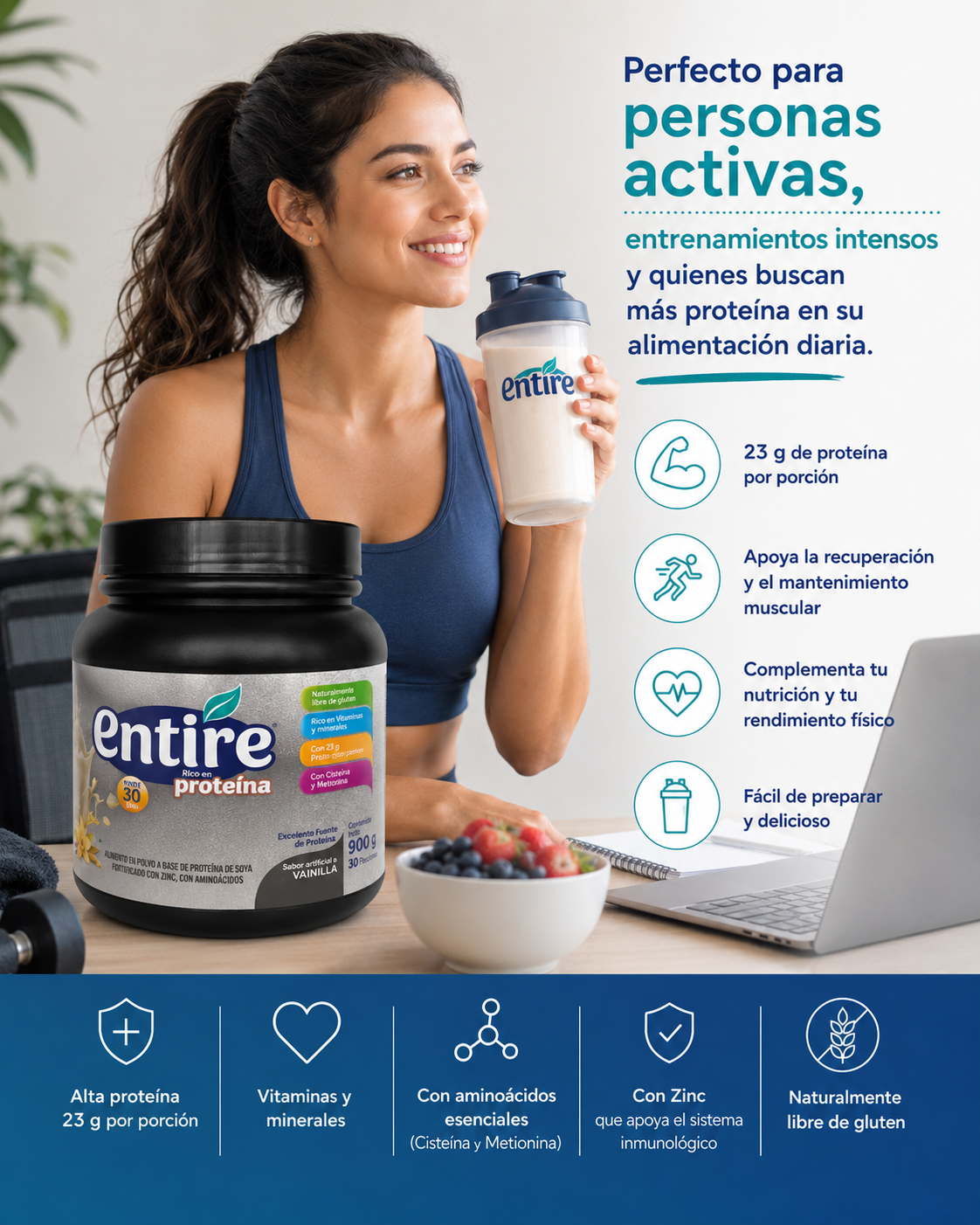Imagen promoción Proteina Mujer
